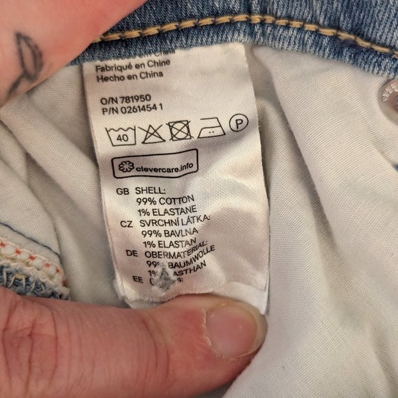 Mid Thighs Jean Shorts - Picture 6 of 7